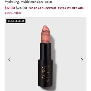 New Laura Geller Swirl Hydrating Lipstick - Elegant Pink